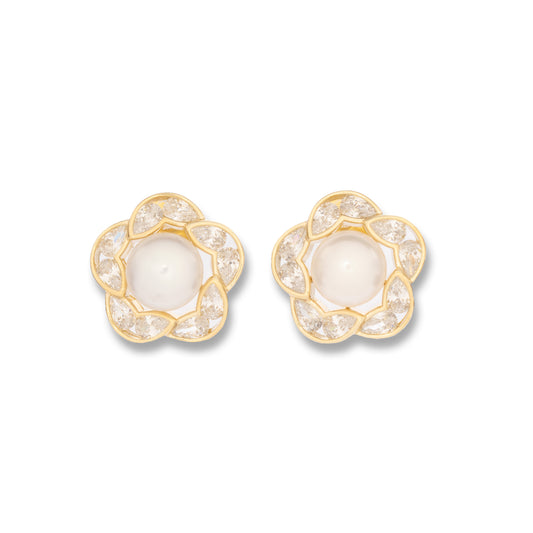 Petal Pearl Earrings