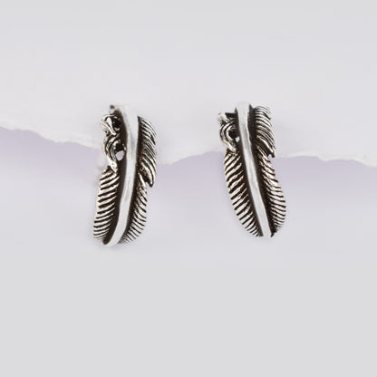 Feather Stud Earrings