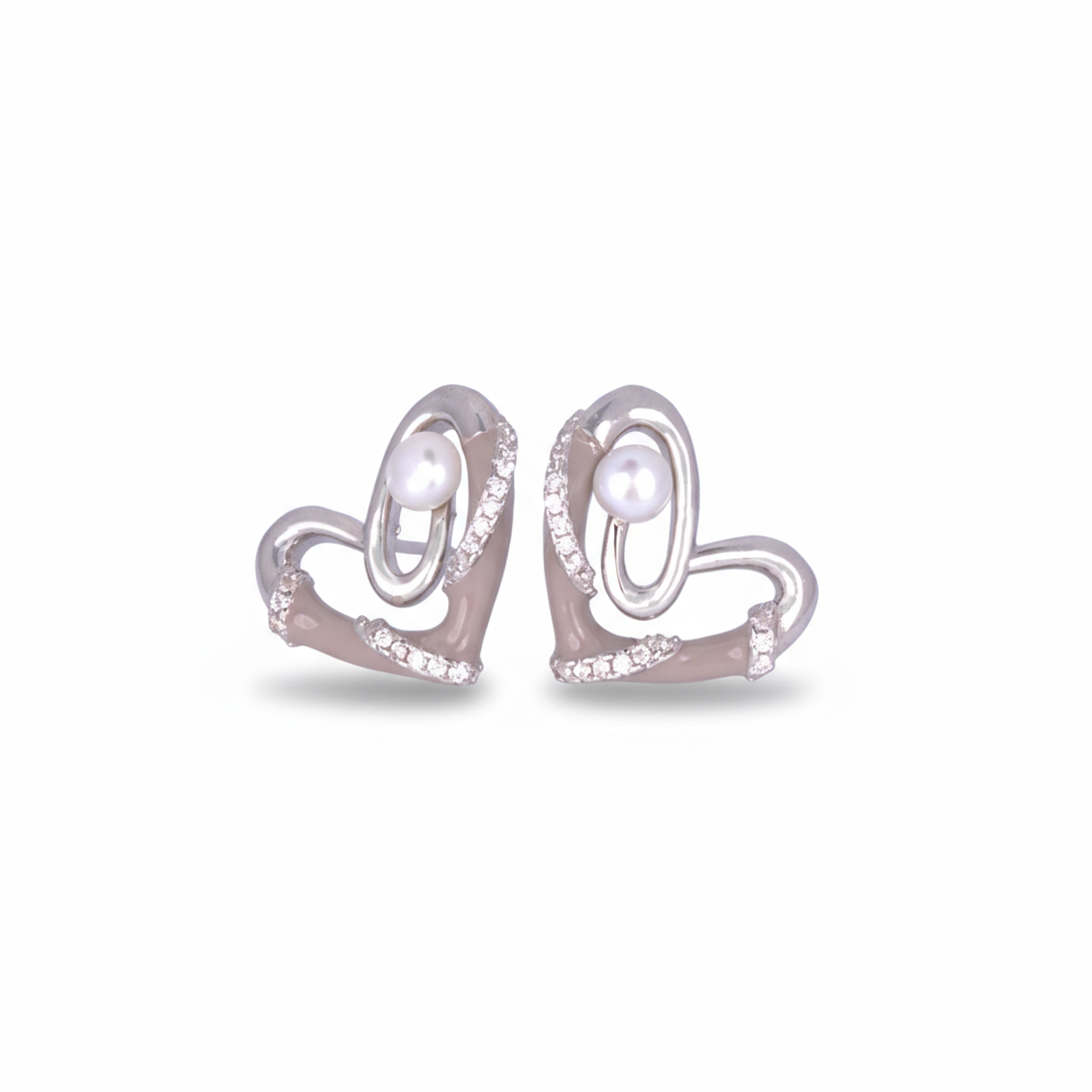 Wave Pearl Earrings