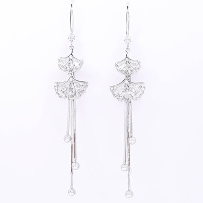 Crystal Fanfall Drop Earrings