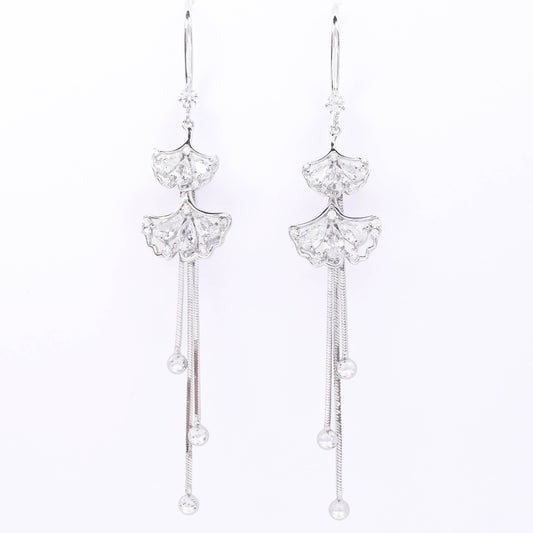 Crystal Fanfall Drop Earrings