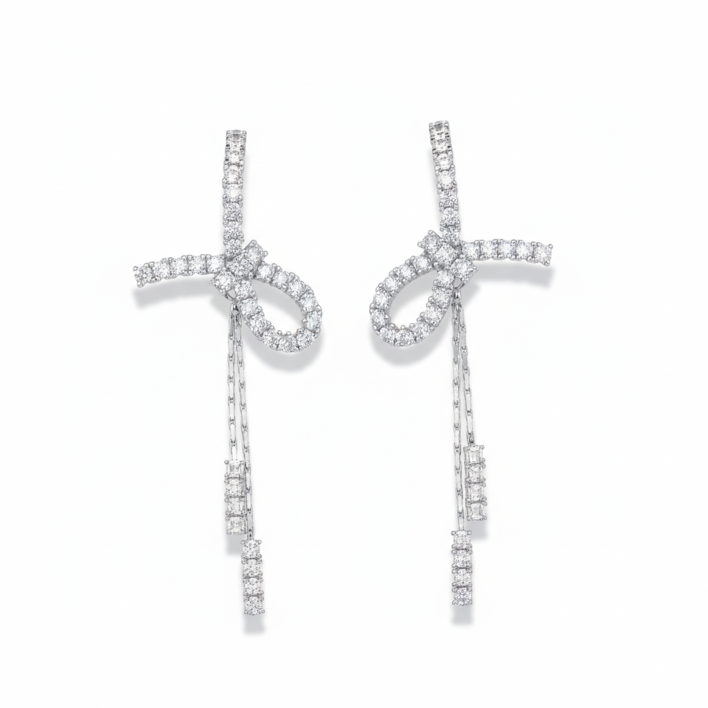 Eternal Knot Drop Earrings