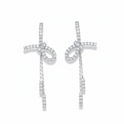 Eternal Knot Drop Earrings