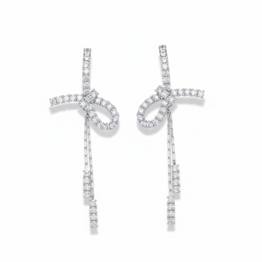 Eternal Knot Drop Earrings