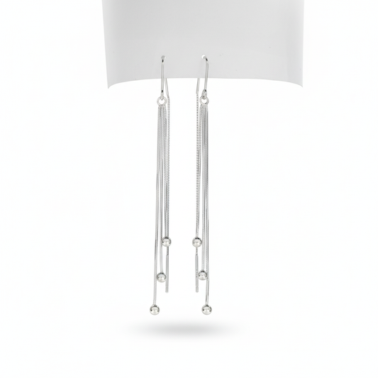 Silver Threader Earrings