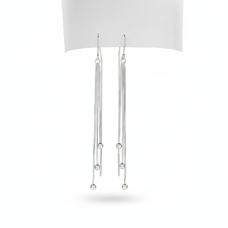 Silver Threader Earrings