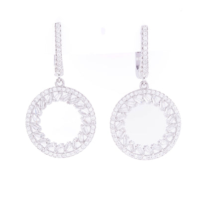Circle of Light Drop Earrings