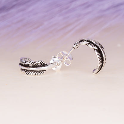 Feather Stud Earrings