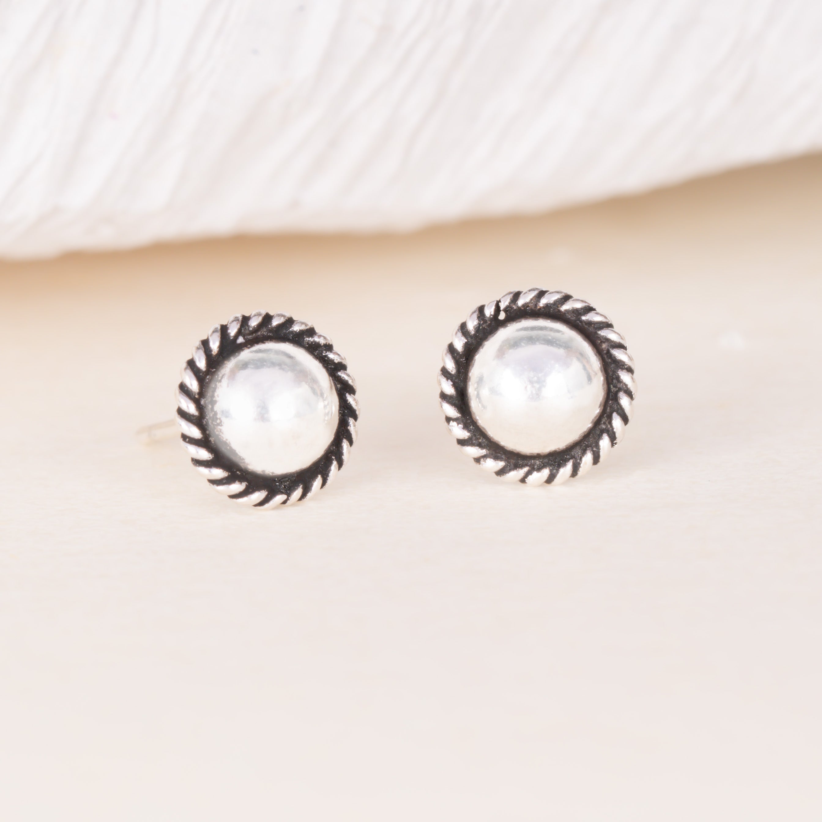 Dome Stud Earrings