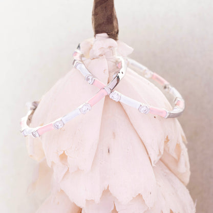 Trendy Color-Block Hoop Earrings