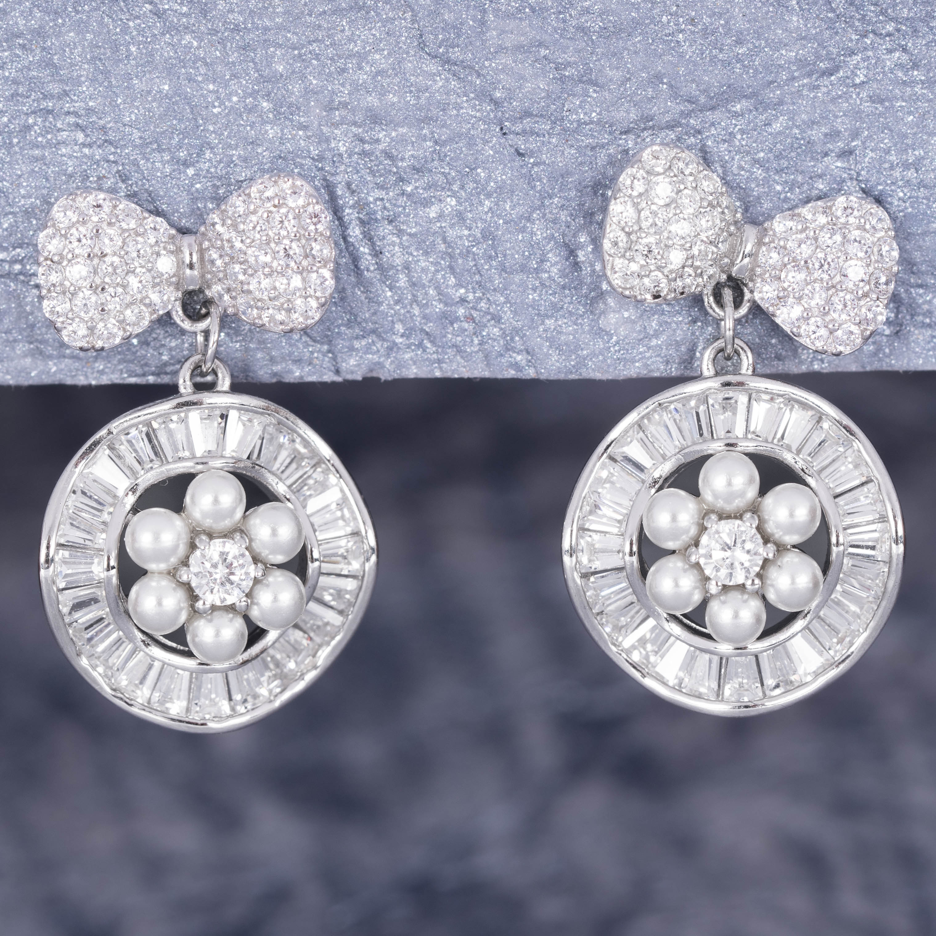 Bowtique Elegance Drop Earrings
