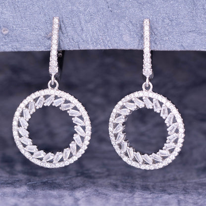 Circle of Light Drop Earrings