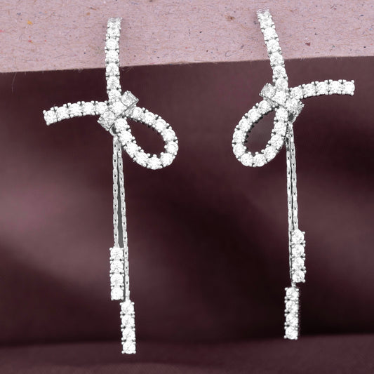 Eternal Knot Drop Earrings