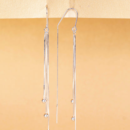 Silver Threader Earrings