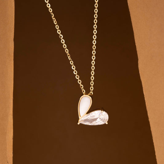 Twin Hearts Necklace