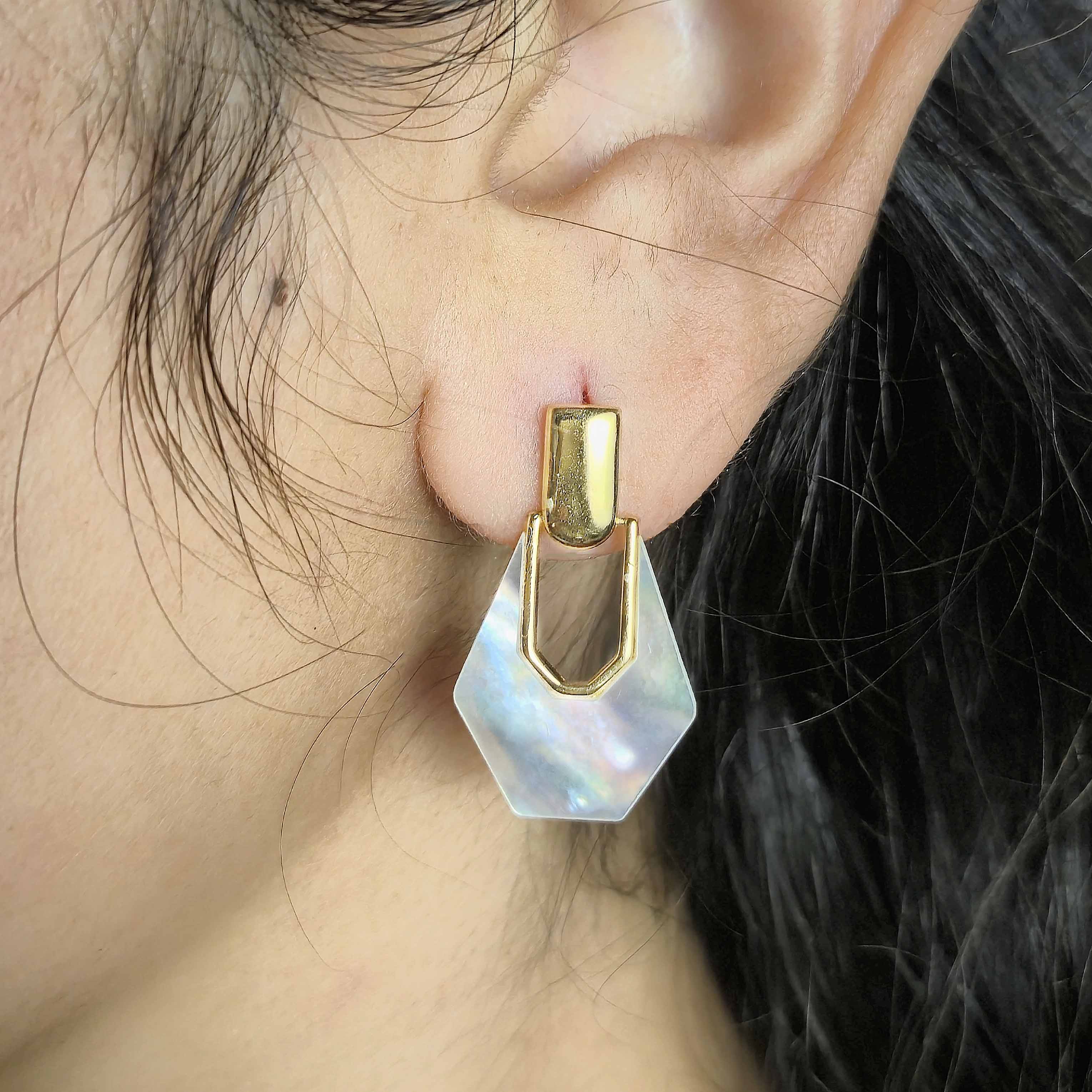 Geometric Drop Earrings