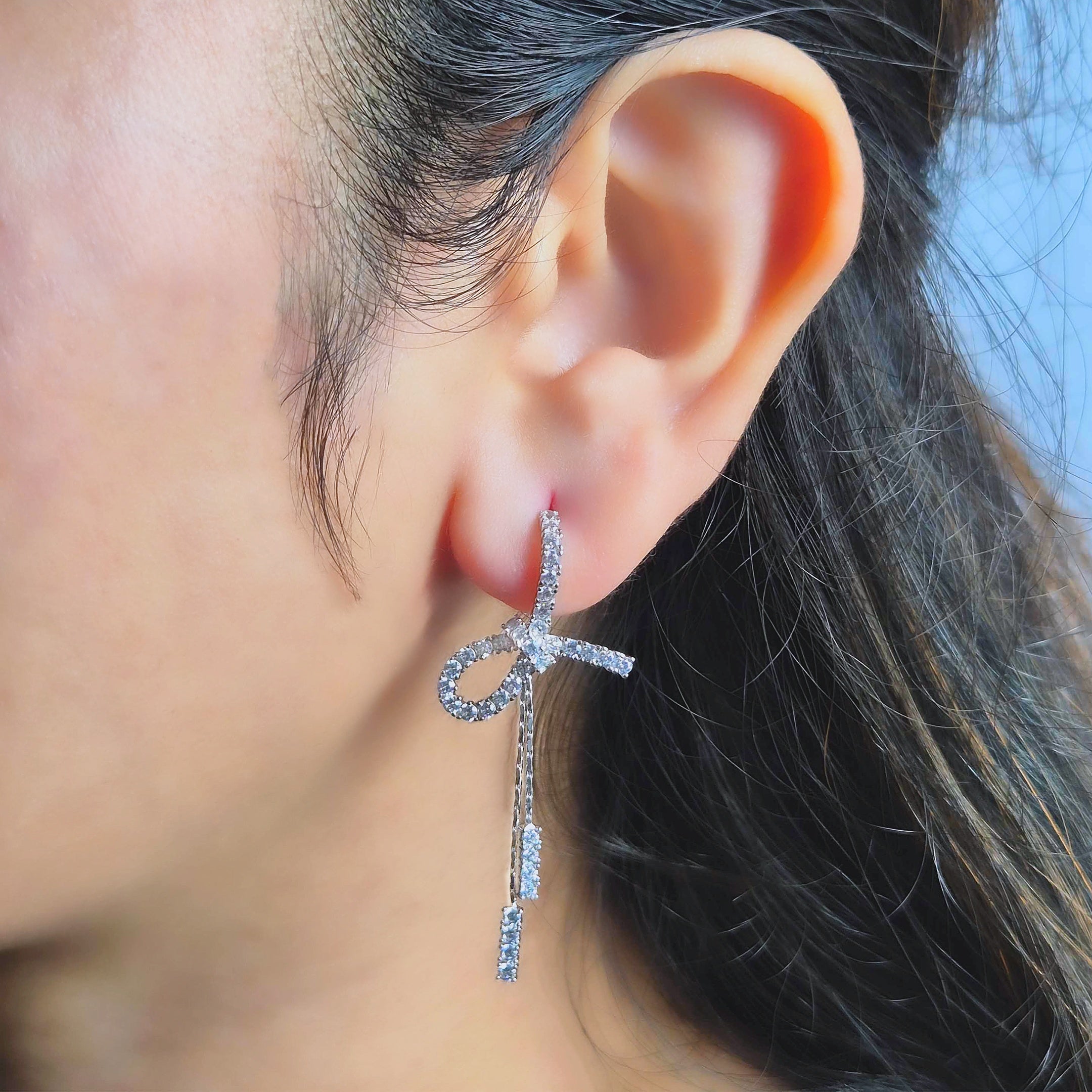 Eternal Knot Drop Earrings
