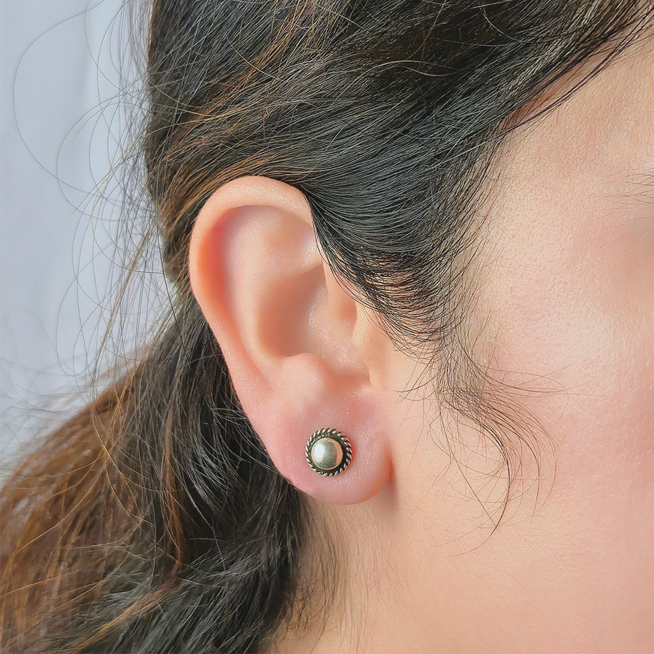 Dome Stud Earrings