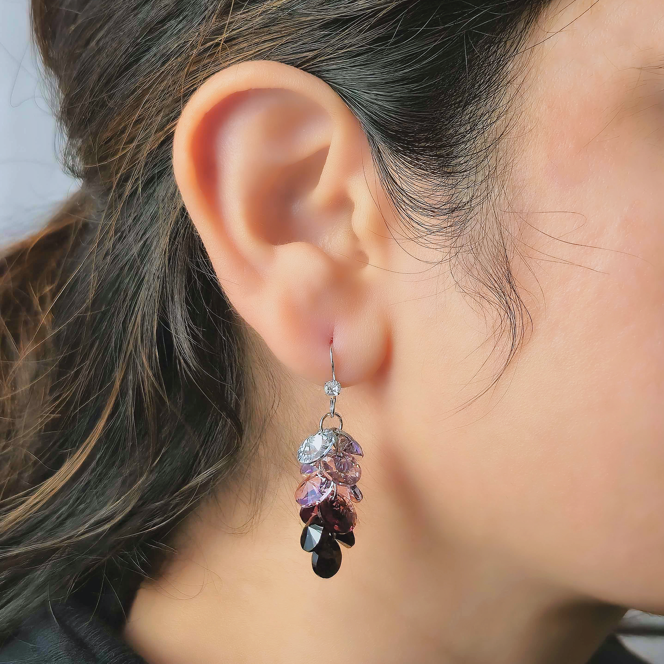 Mystic Aura Drop Earrings
