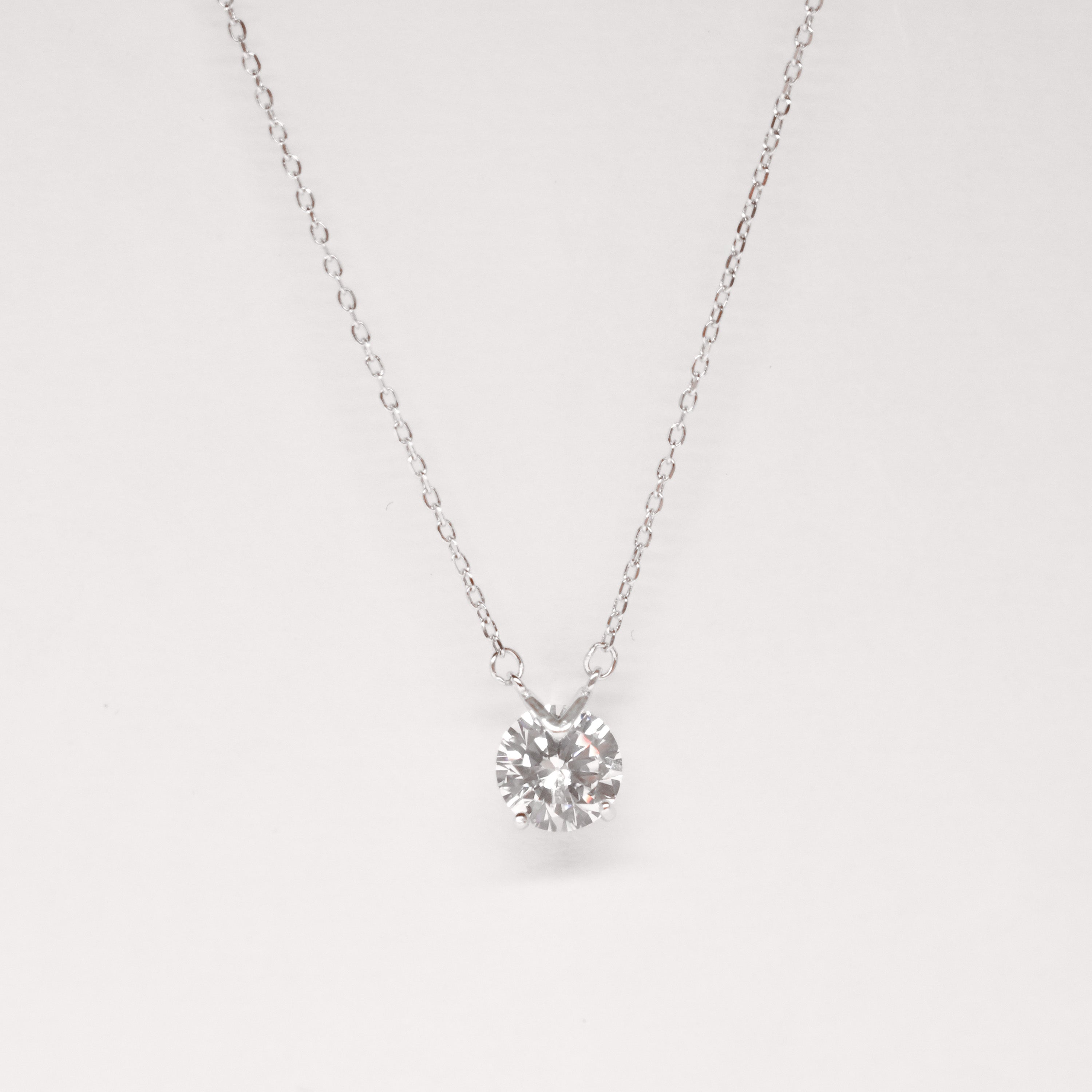 Classic Solitaire Necklace