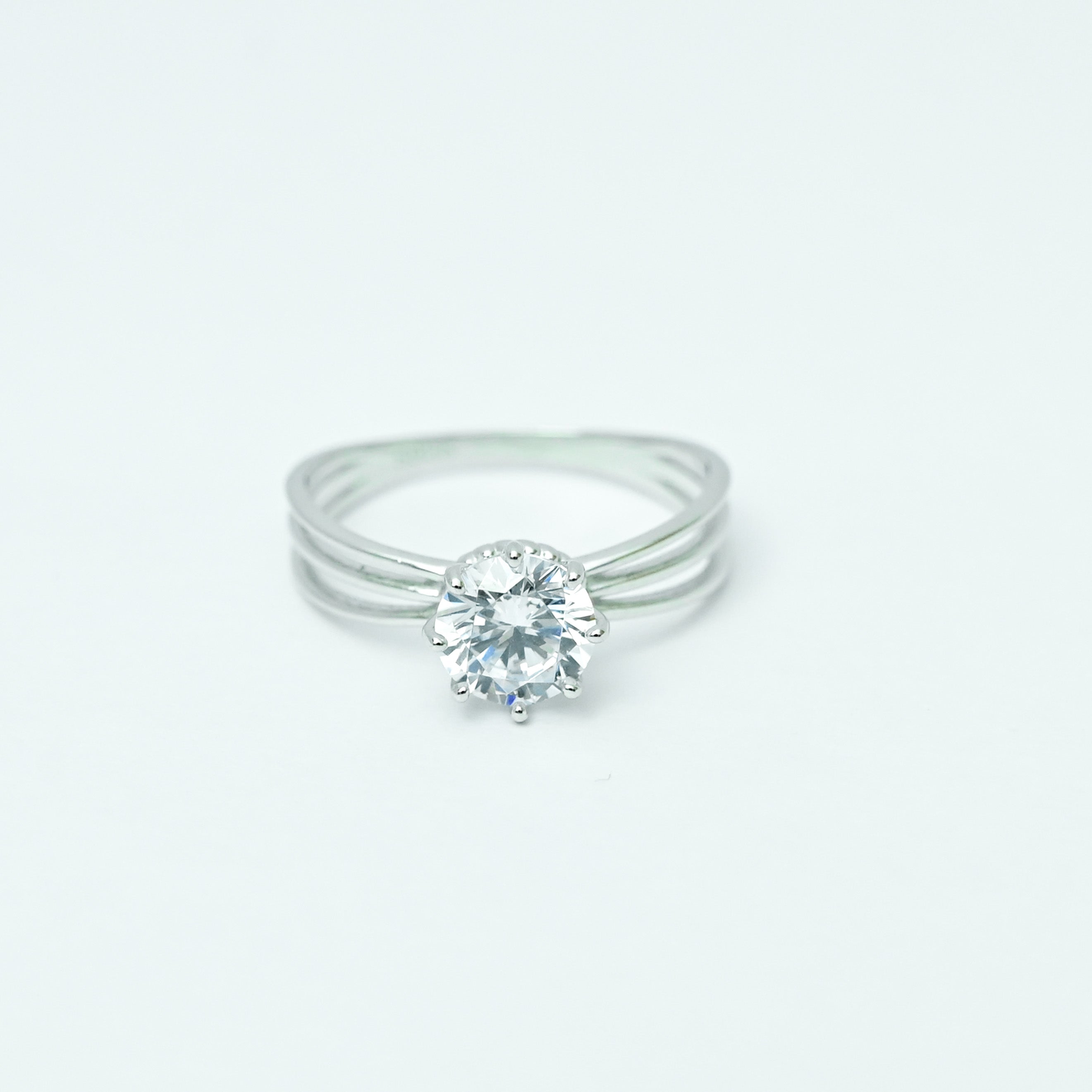 Silver Crown Ring