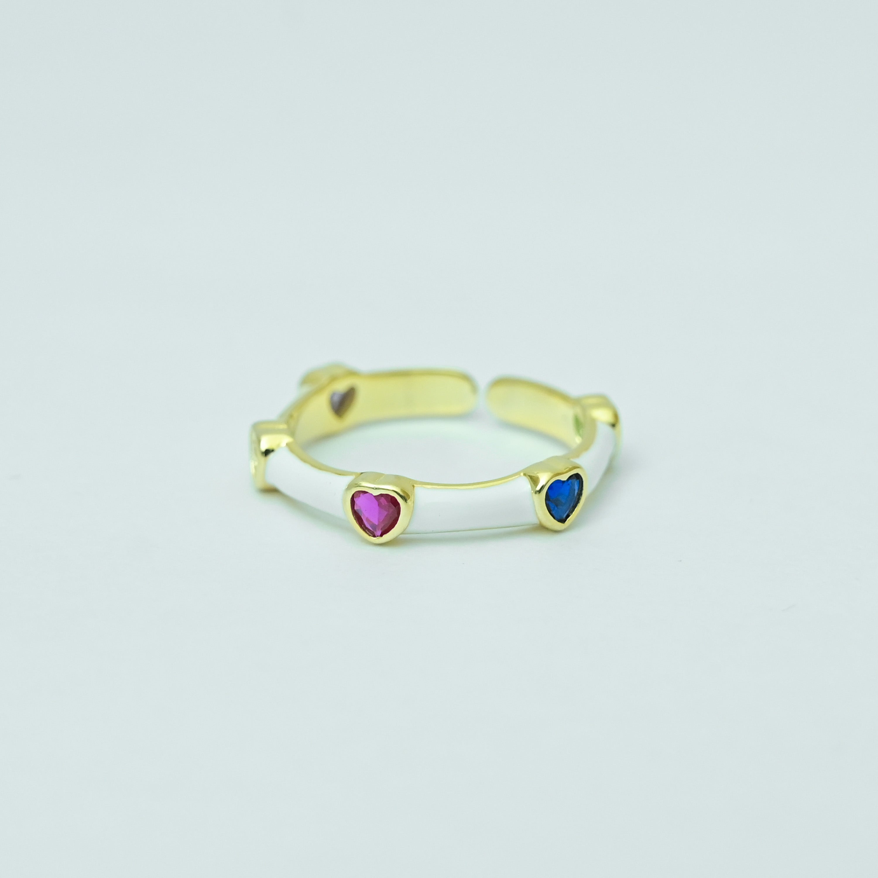 Aurora Enamel Ring