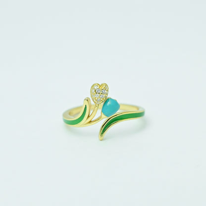 Floral Aura Ring