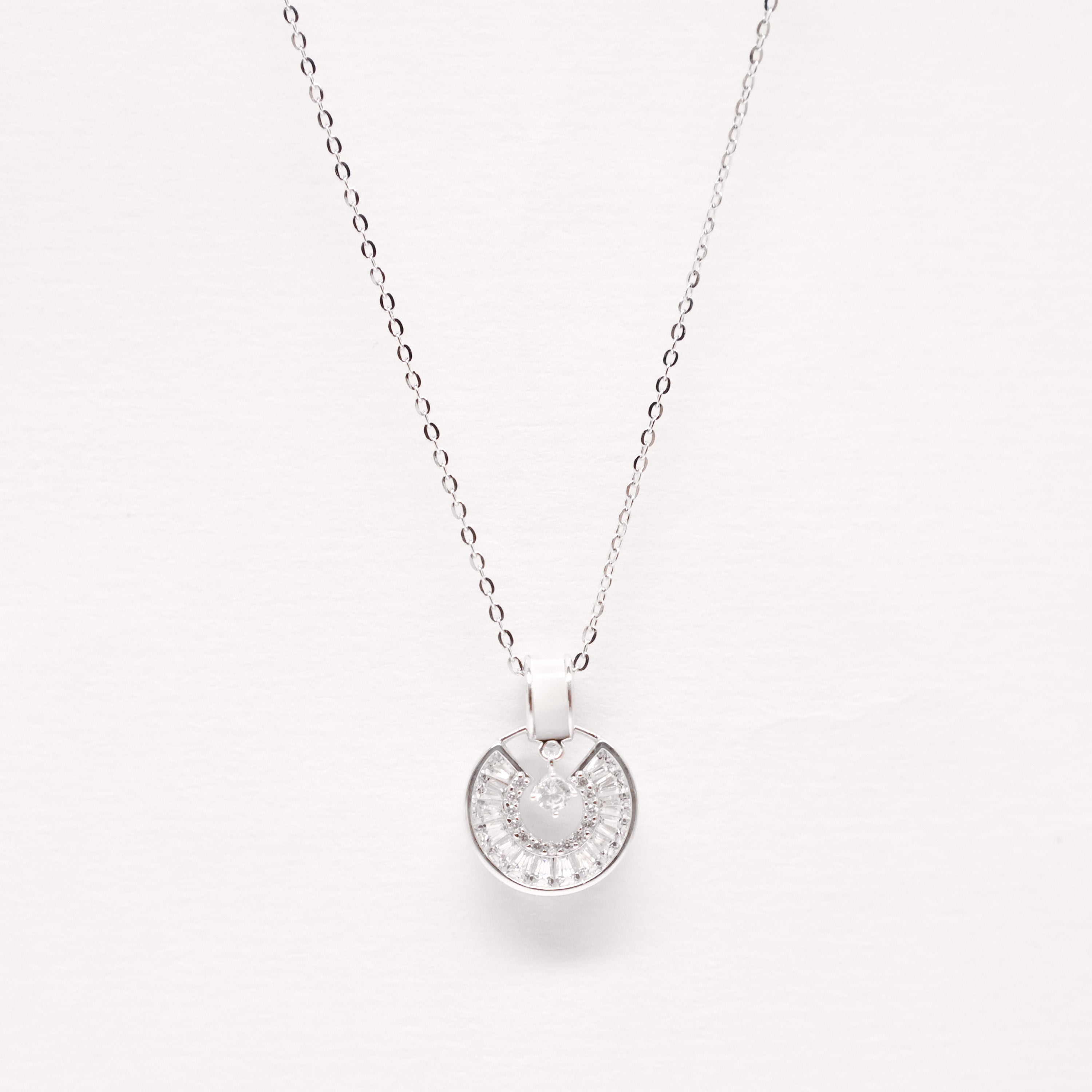 Round Charm Necklace