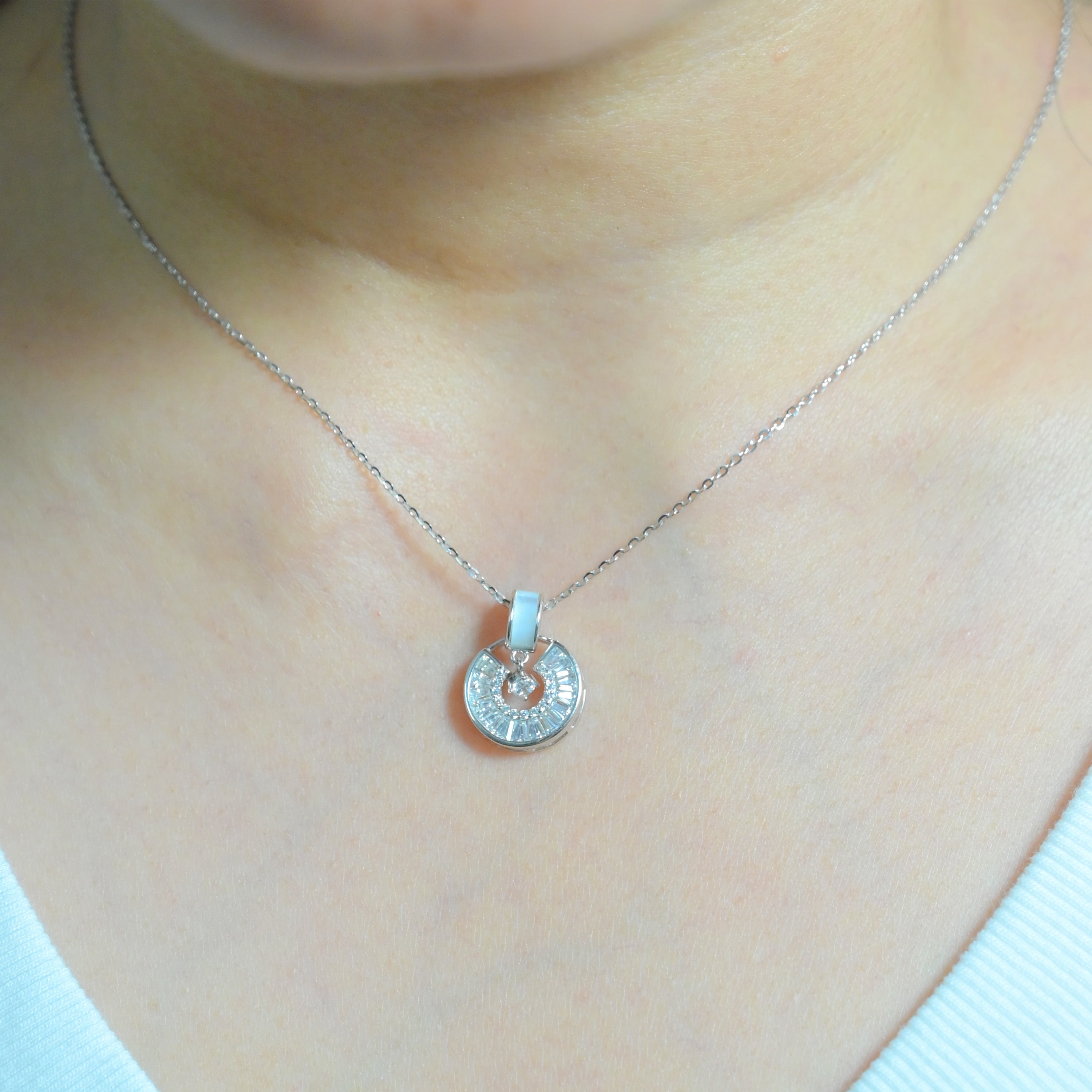 Round Charm Necklace