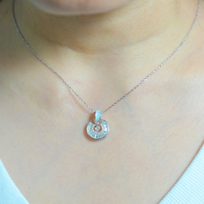 Round Charm Necklace