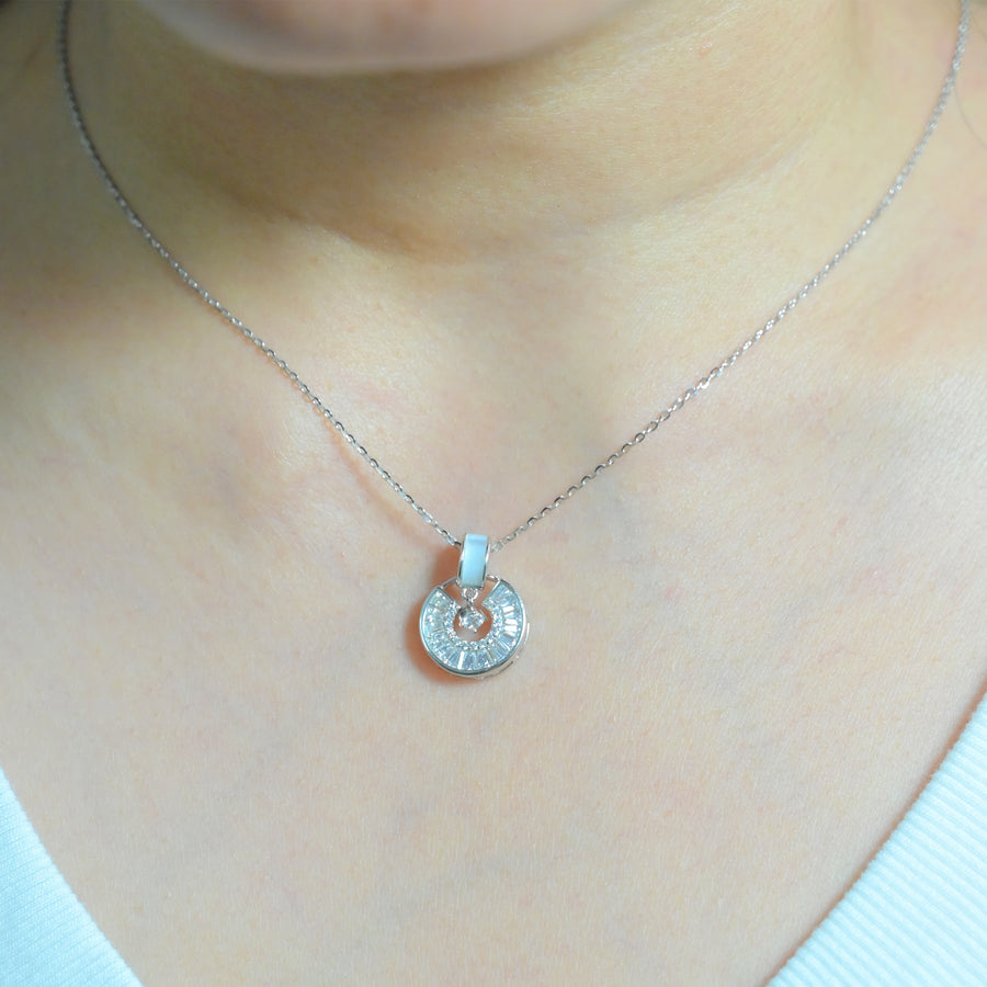 Round Charm Necklace