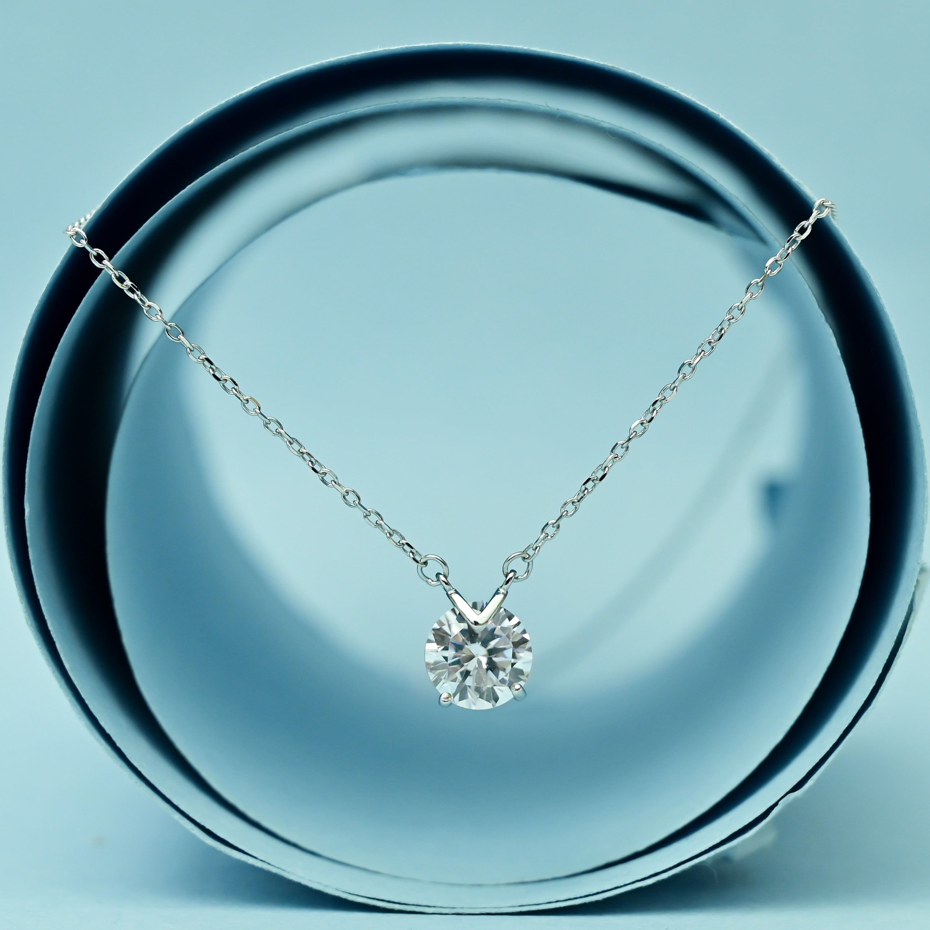 Classic Solitaire Necklace