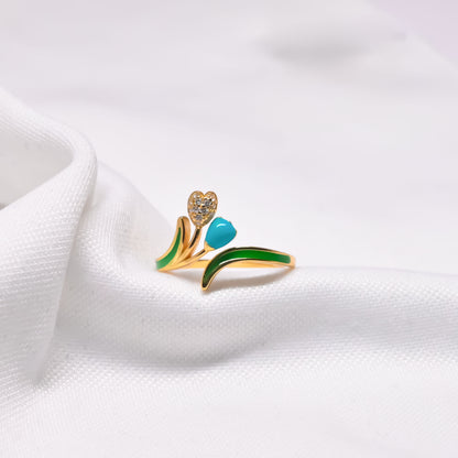 Floral Aura Ring