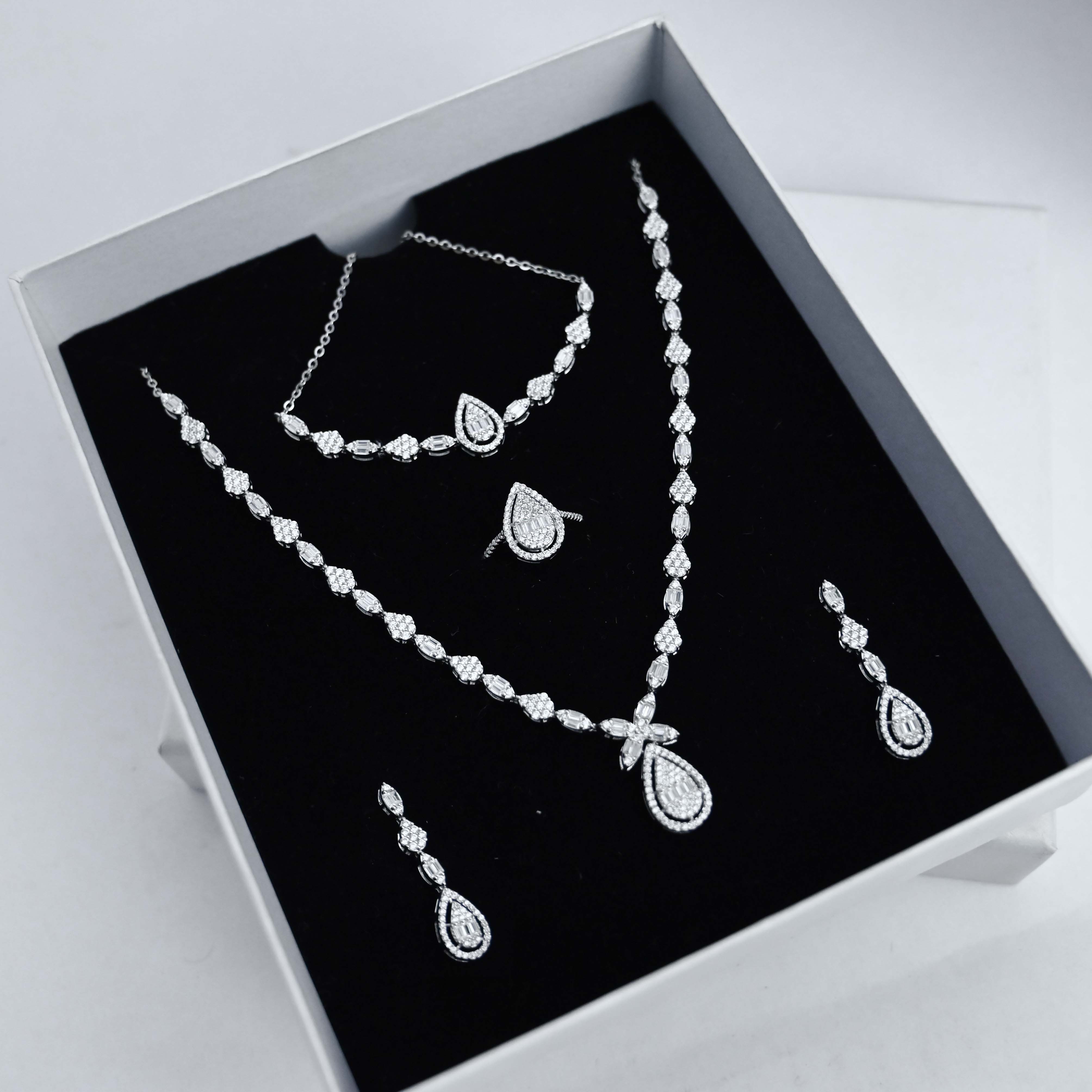 Eternal Grace Necklace With Earrings