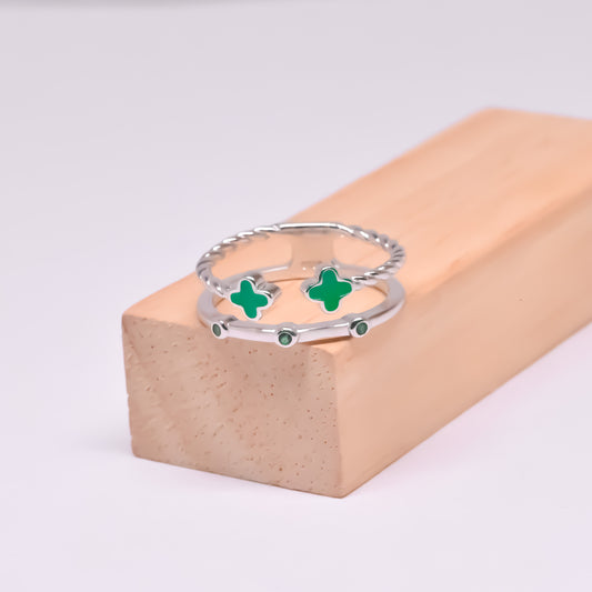 Mini Clover Glow Ring