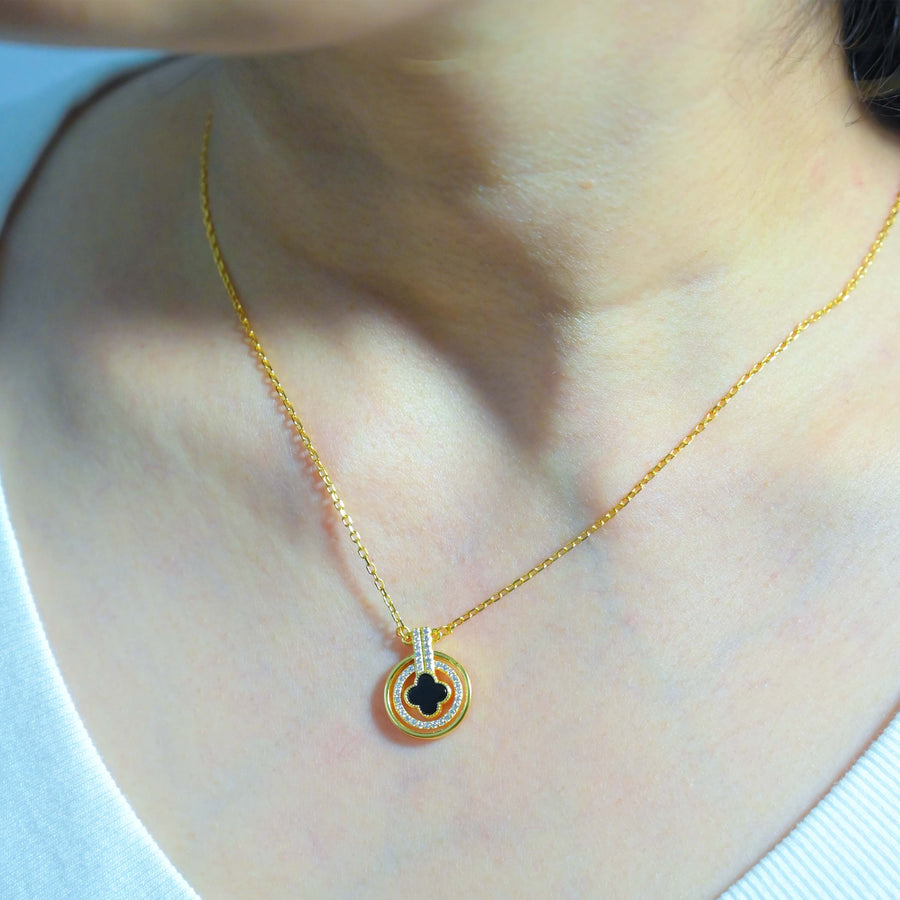 Black Clover Necklace