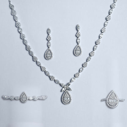 Eternal Grace Necklace With Earrings