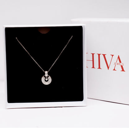 Round Charm Necklace