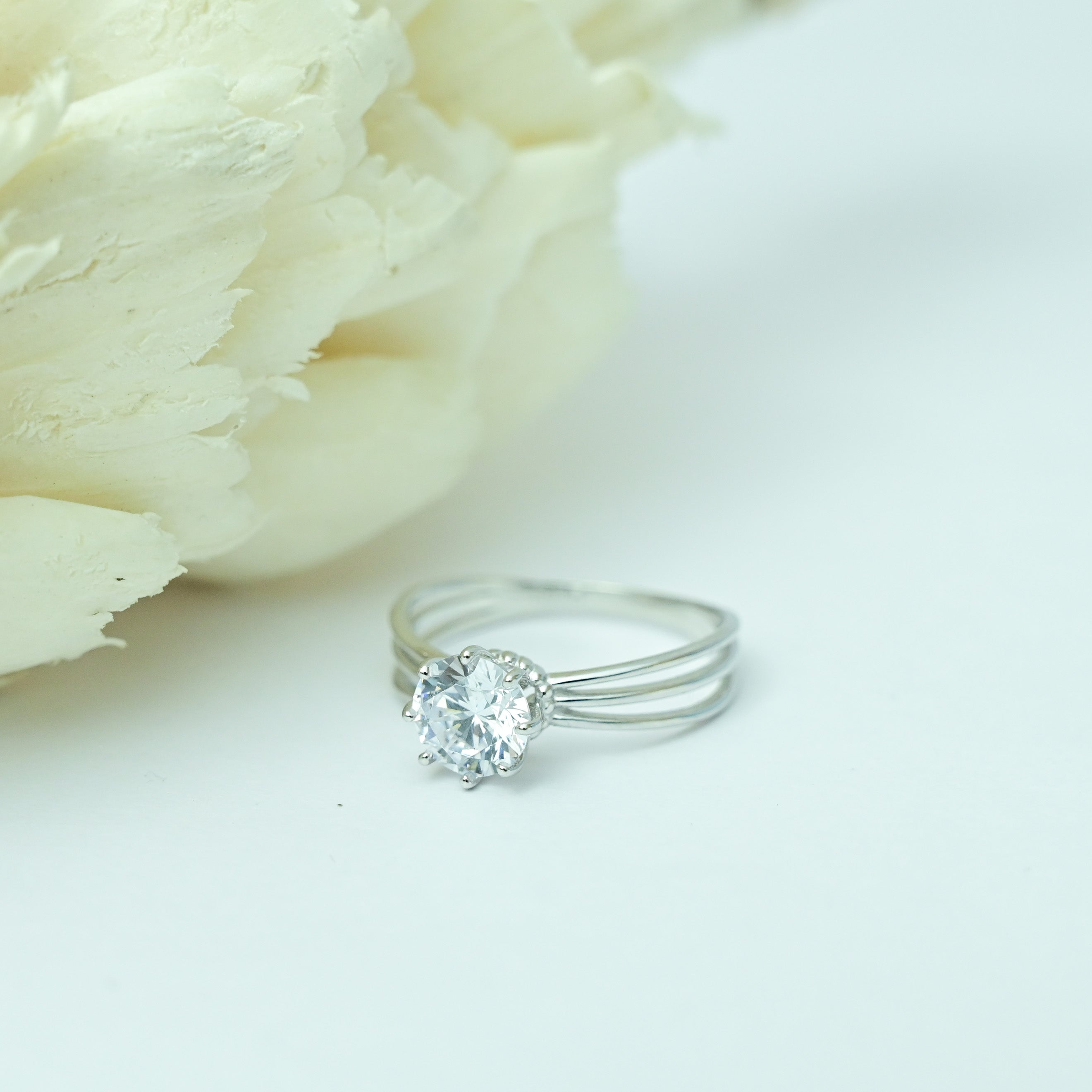 Silver Crown Ring
