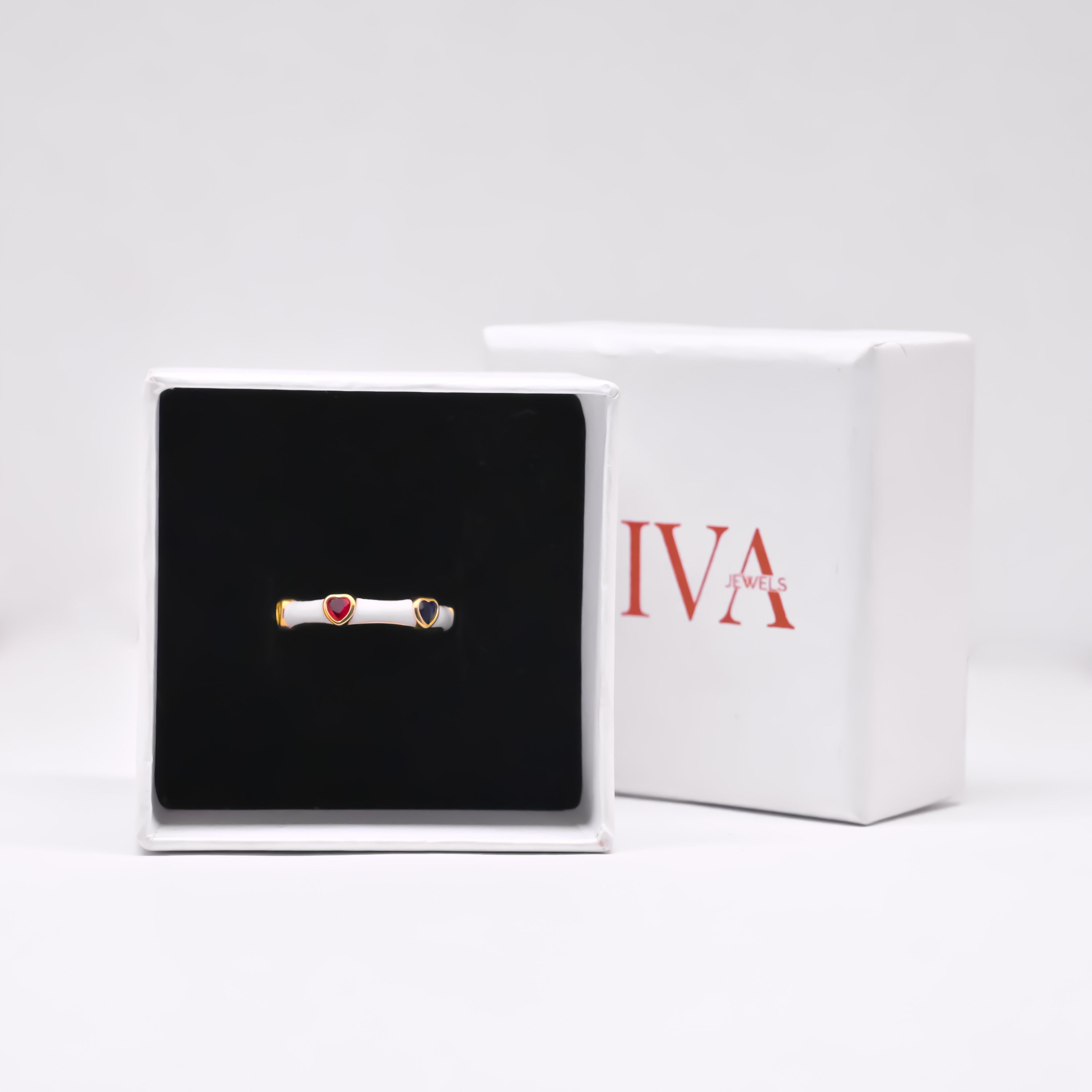 Aurora Enamel Ring