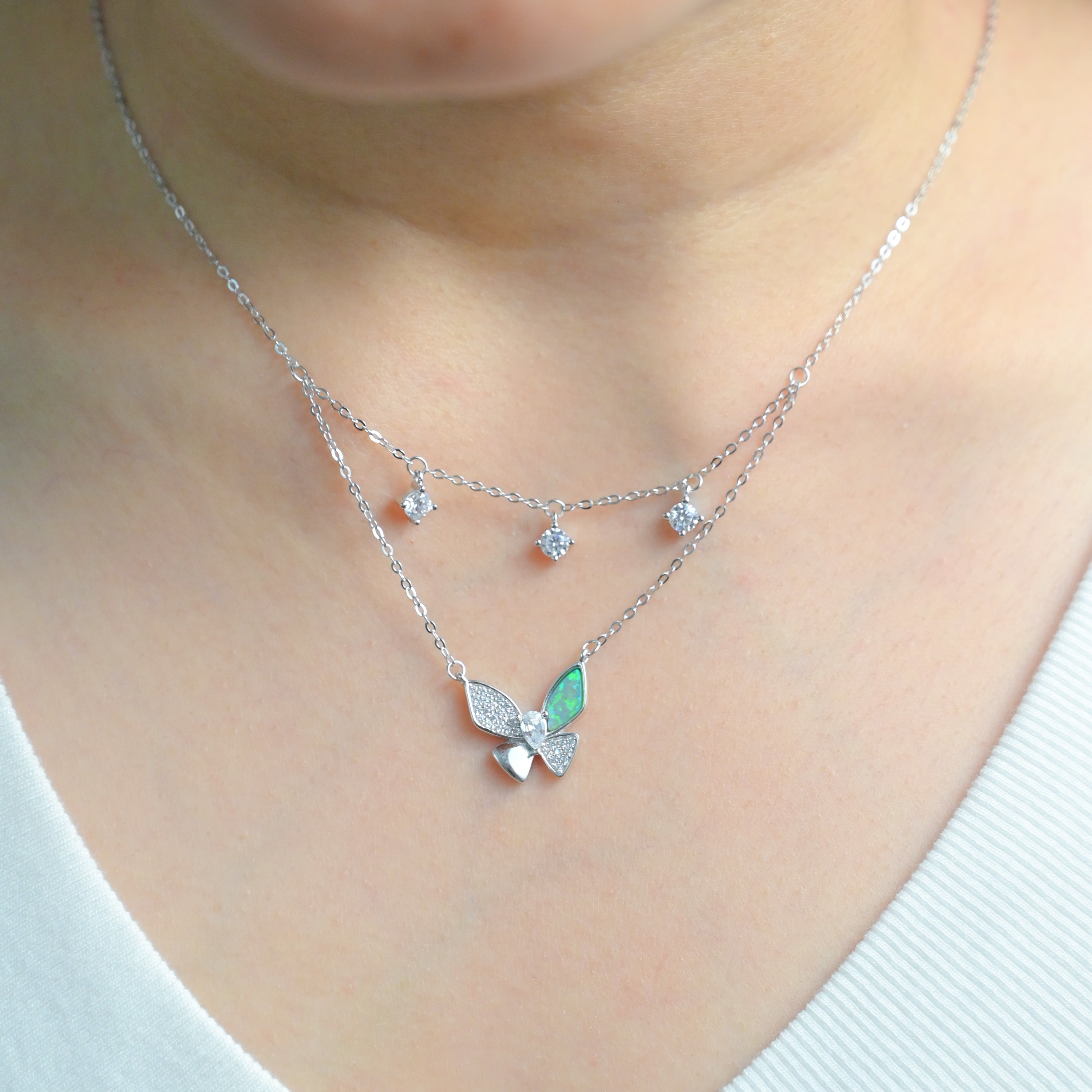Garden Butterfly Necklace
