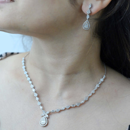 Eternal Grace Necklace With Earrings