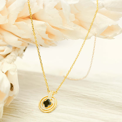 Black Clover Necklace