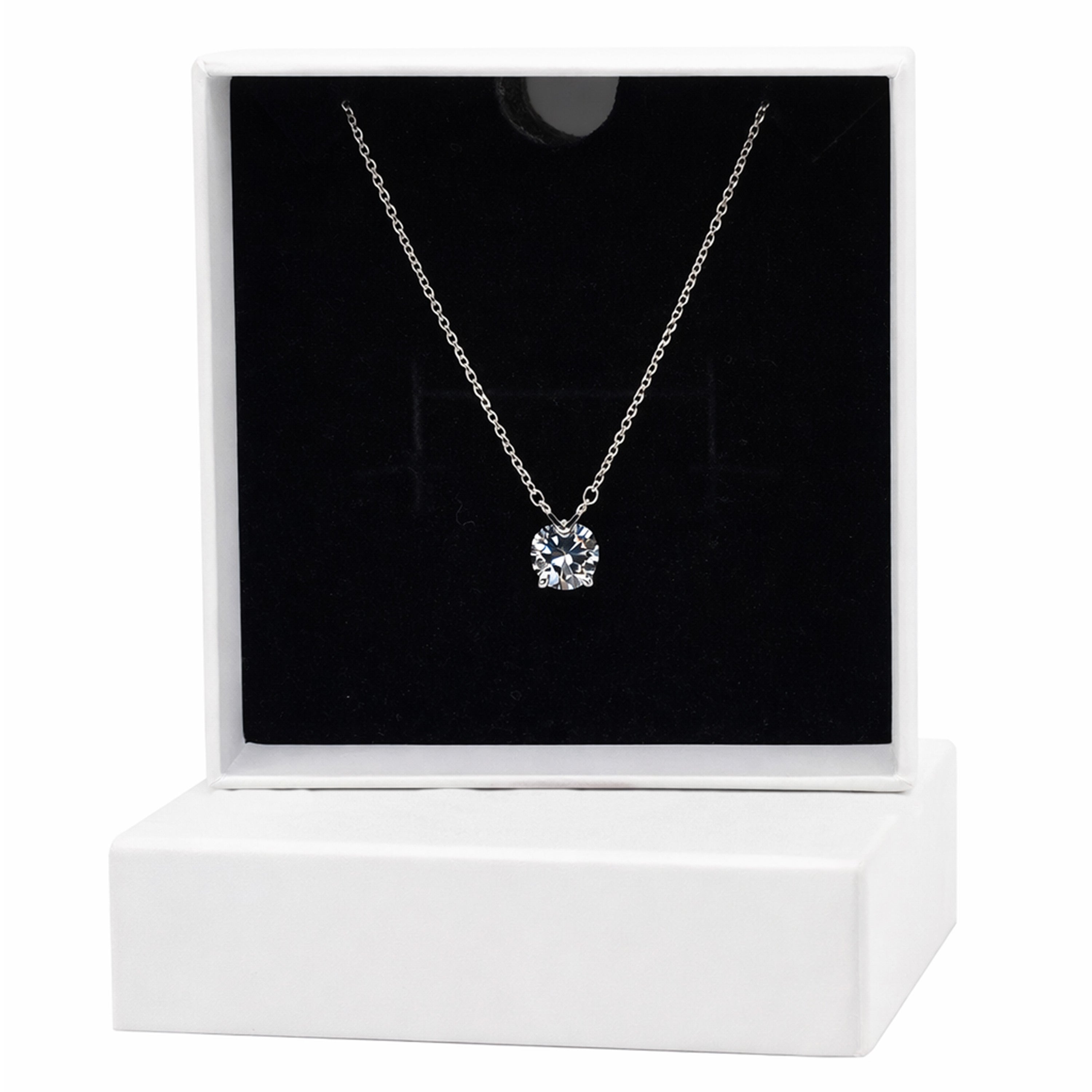 Classic Solitaire Necklace