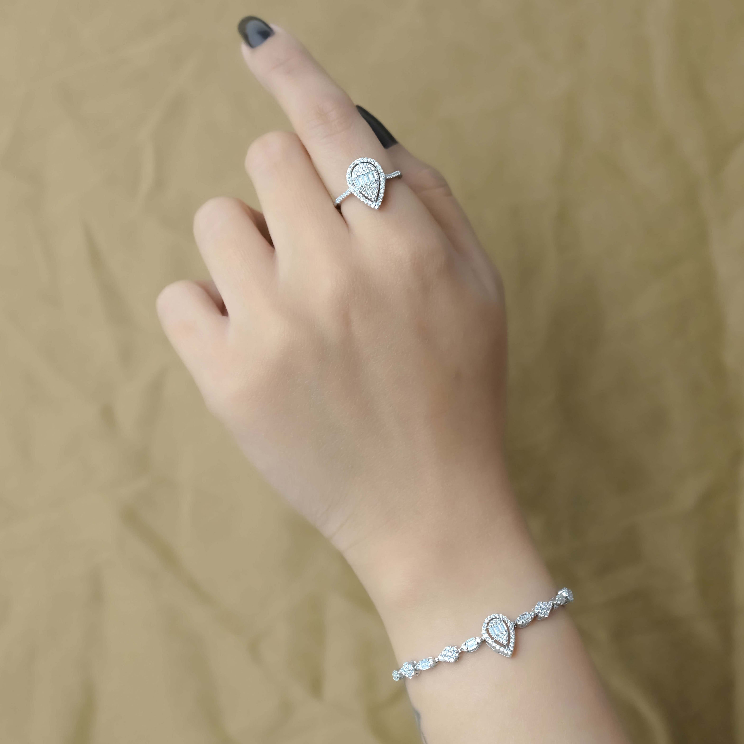 Eternal Grace Necklace With Earrings