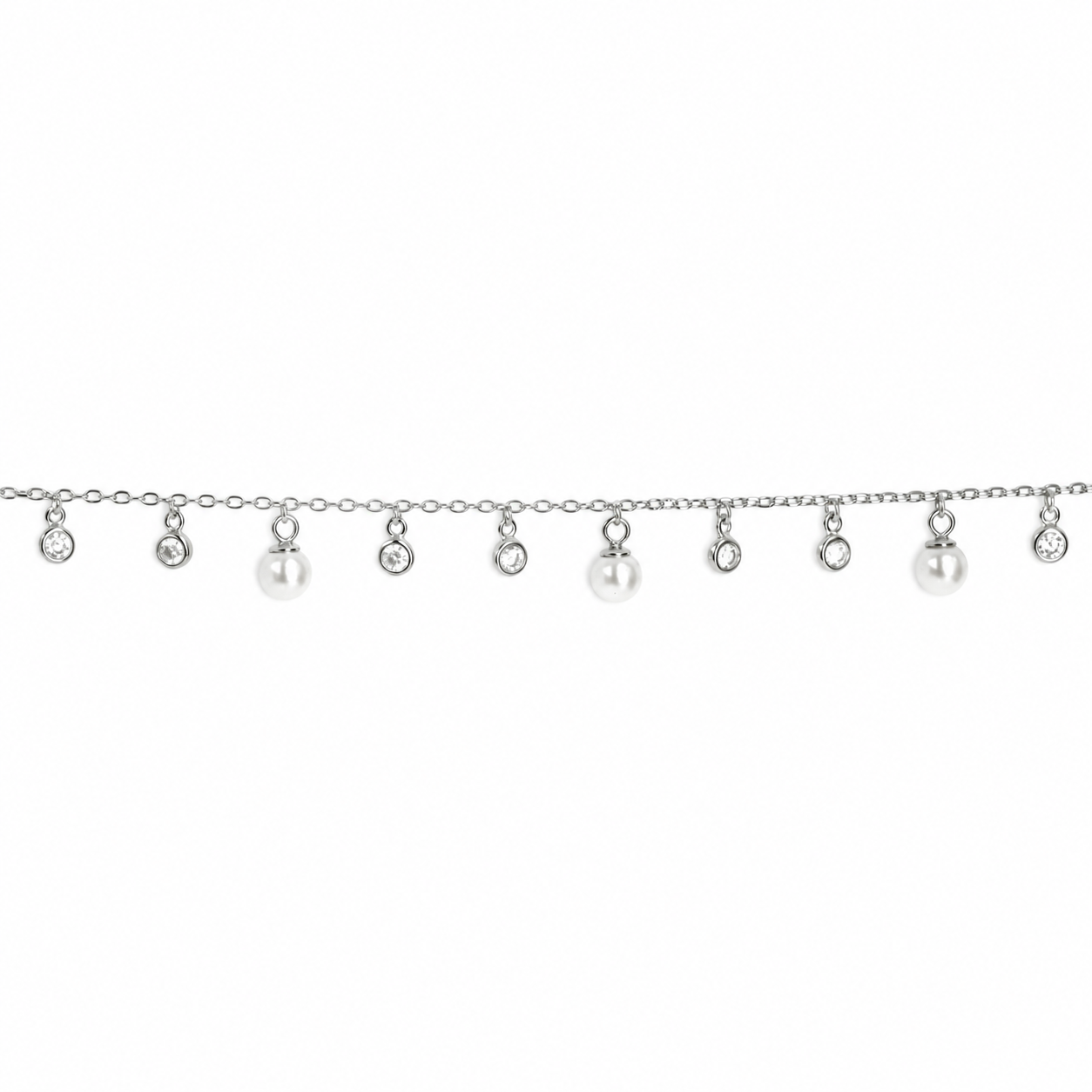 Pearl Breeze Single Anklet