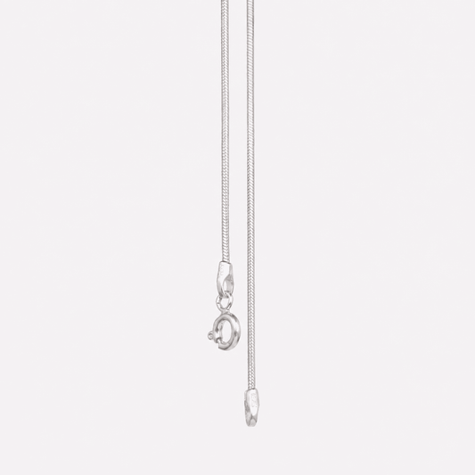 925 Silver Snake Chain Anklet (Pair)