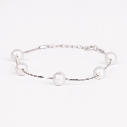 White Pearls Bracelet