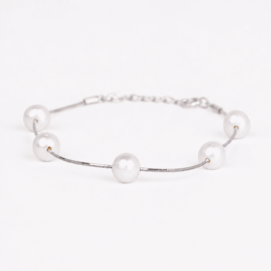 White Pearls Bracelet