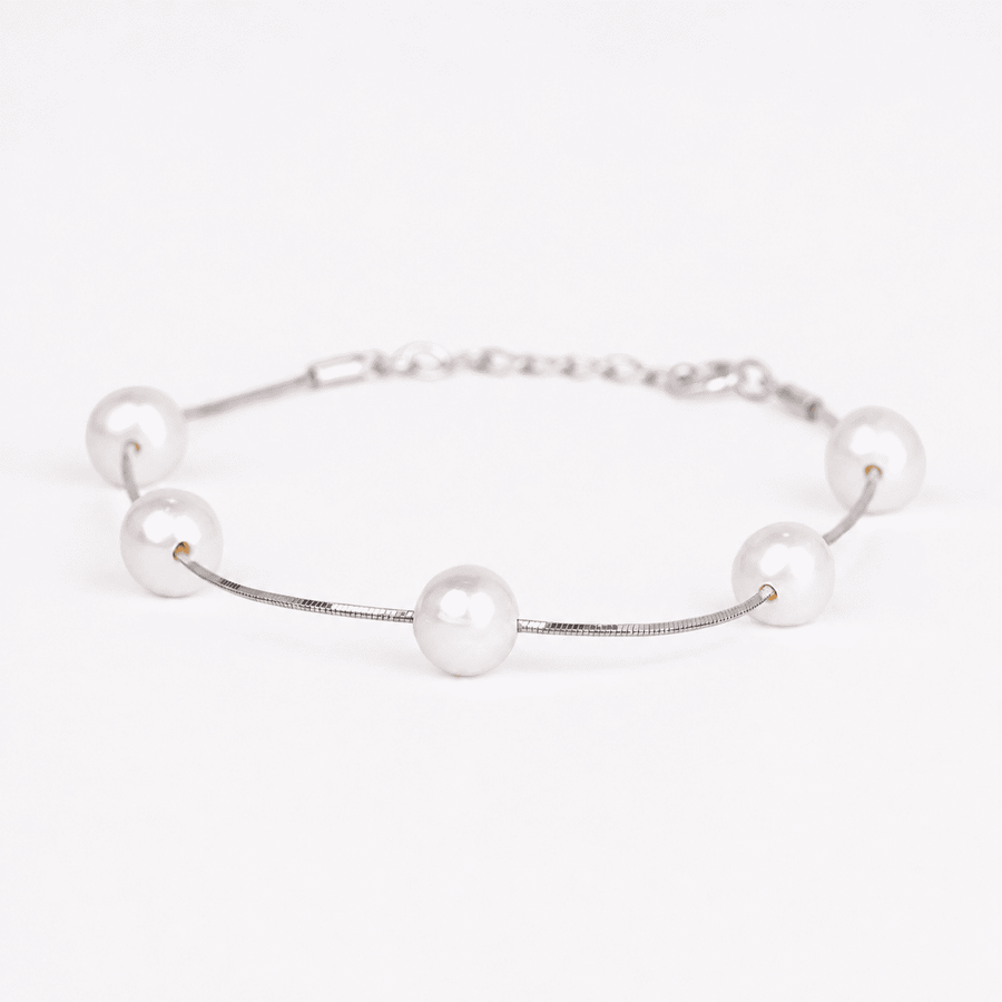 White Pearls Bracelet